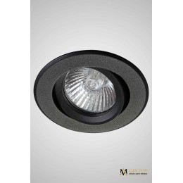 Поворотный встраиваемый точечный светильник AM Group AM04 BK