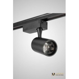 Однофазный трековый светильник светодиодный AM Group AM227 BK 3000K
