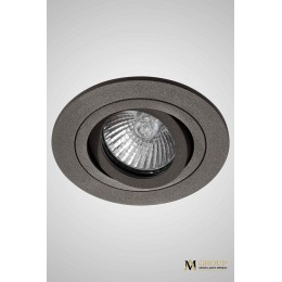 Поворотный встраиваемый точечный светильник AM Group AM122 BK-BK