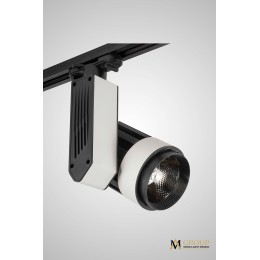 Однофазный трековый светильник светодиодный AM Group AM180-BK-WH 4000K