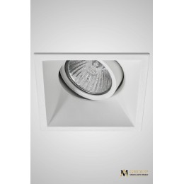 Поворотный встраиваемый точечный светильник AM Group AM168 WH