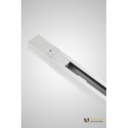 Трековый шинопровод 1,5 метра однофазный AM Group AM177 WH 1,5М