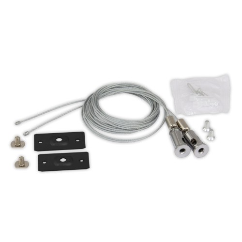 Подвесной трос для накладного шинопровода черный, AM549 BK