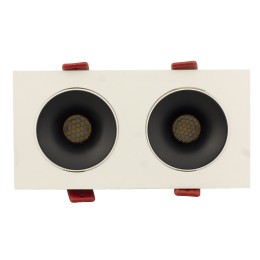 Светильник встраиваемый AM480-2 BK+WH цвет - черный (BK)