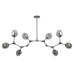 Люстра на штанге в стиле Лофт AM Group LOFT-8 BK