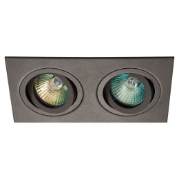 Встраиваемый двойной точечный светильник AM Group AM125 COFFEE