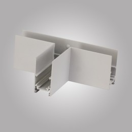 Т-образный коннектор для накладного магнитного шинопровода MAGNET AM 401 LL-20B 90° Т-образный WH