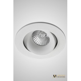 Поворотный встраиваемый точечный светильник AM Group AM129 WH