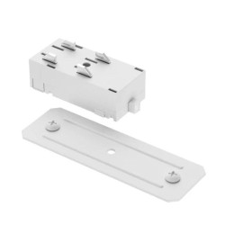 Прямой коннектор питания белый, AM550 WH SMART
