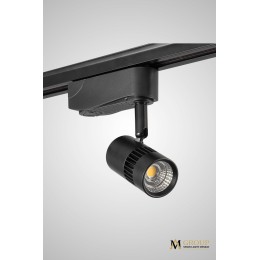 Однофазный трековый светильник светодиодный AM Group AM229 BK 3000K