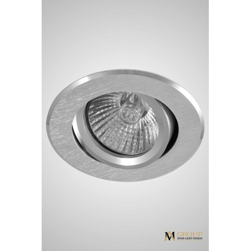 Поворотный встраиваемый точечный светильник AM Group AM04 AL