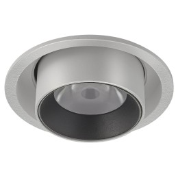 Встраиваемый точечный светильник AM Group AM335-1 WH+BK