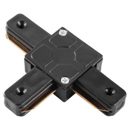 Трековый однофазный T-образный соединитель AM Group AM174 BK