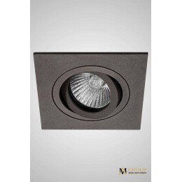 Поворотный встраиваемый точечный светильник AM Group AM124 BK-BK