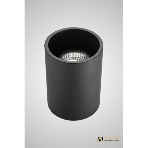 Потолочный светильник цилиндр черный AM Group AM02-110 BK