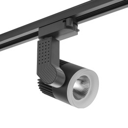 Однофазный трековый светильник светодиодный AM Group AM333 12W BK 3000K