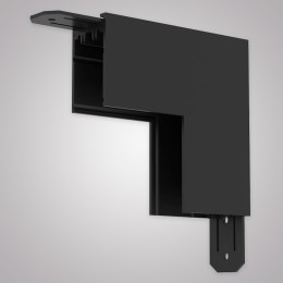 Угловой соединитель внутренний для накладного шинопровода черный, AM544 BK SMART