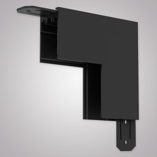 Угловой соединитель внутренний для накладного шинопровода черный, AM544 BK SMART