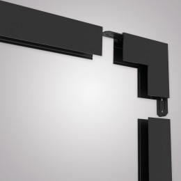 Угловой соединитель внутренний для накладного шинопровода черный, AM544 BK SMART