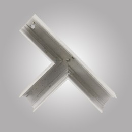 Т-образный коннектор для накладного магнитного шинопровода MAGNET AM 401 LL-20B 90° Т-образный WH