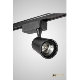 Однофазный трековый светильник светодиодный AM Group AM228 BK 3000K